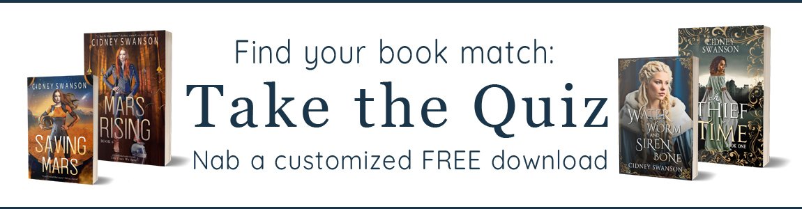 four book covers and an offer to take a quiz