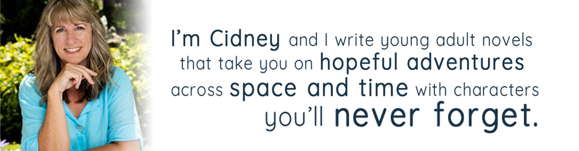 image of author and text